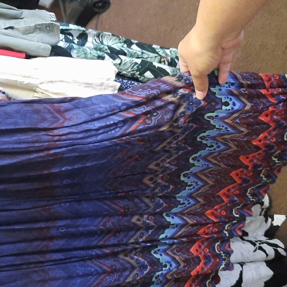 #89 Vacation Casual Beach Blue Dress - Picture 3 of 3